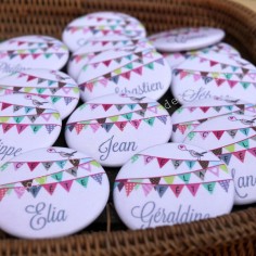 Les petits badges nominatifs personnalisés