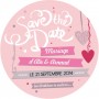 Magnet save the date "prélude"