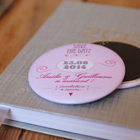 Magnet save the date "magic date"