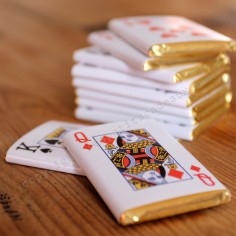 Les petits chocolats "jeu de carte"