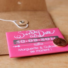 Le magnet save the date à gratter