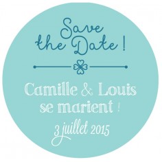 Magnet save the date "chapîteau"