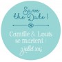 Magnet save the date "chapîteau"