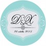 Autocollant personnalisé "monogramme bijou"
