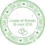Autocollant personnalisé "1000 mercis"