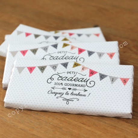 La tablette de chocolat personnalisée mariage