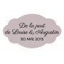 La tablette de chocolat personnalisée mariage