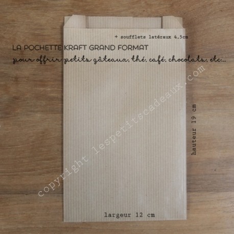 Le véritable sachet kraft personnalisé