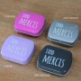 Mini boite de bonbons "1000 mercis"