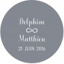 Autocollant personnalisé "infinity"