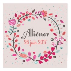 Autocollant personnalisé "vent d'été"