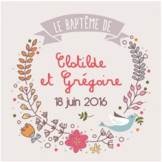 Autocollant personnalisé "comme une image"