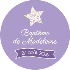 Sticker personnalisé "sweet day"