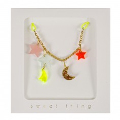 Le collier "étoiles et lune" 