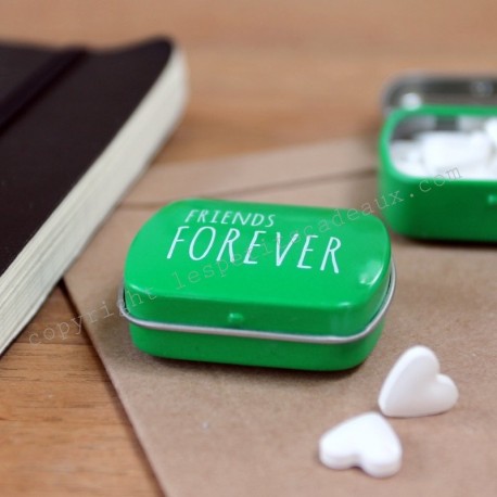 Mini boite de bonbons "friends forever"
