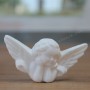 Le savon ange dans sa pochette en tarlatane