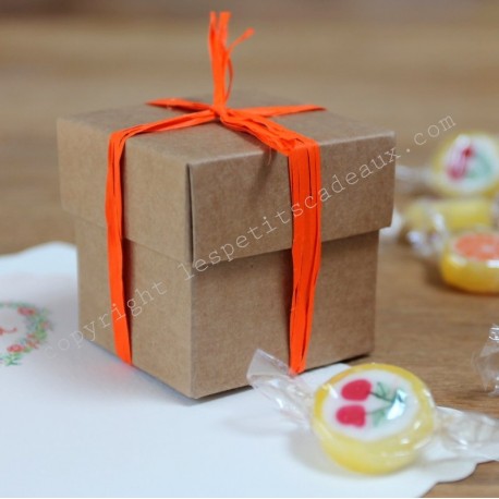 La petite boite cube kraft