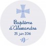 Autocollant personnalisé "credo"