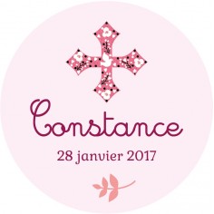 Autocollant personnalisé "credo [colombe]"