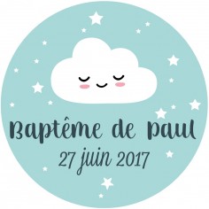 Autocollant personnalisé "lullaby"