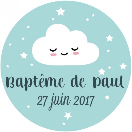 Autocollant personnalisé "lullaby"