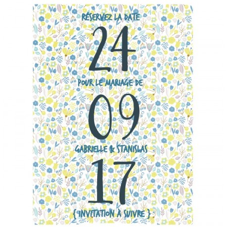 Magnet save the date "happy news"