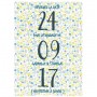 Magnet save the date "happy news"