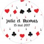 Autocollant personnalisé "full house"