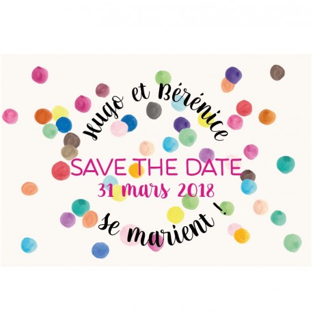Magnet save the date "so pretty!"