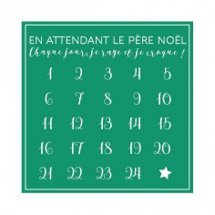 Sticker "calendrier de l'Avent" (par 10)