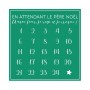 Sticker "calendrier de l'Avent" (par 10)