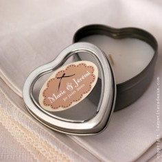 La mini bougie coeur