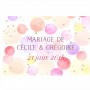 Autocollant personnalisé "poême"