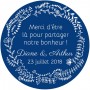 Autocollant personnalisé "passiflore"