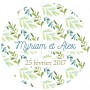 Autocollant personnalisé "méli mélo"