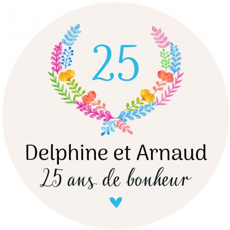 Sticker personnalisé "celebration"