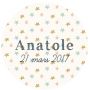 Autocollant personnalisé "ma bonne étoile"
