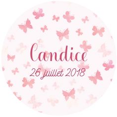 Autocollant personnalisé bien aimée