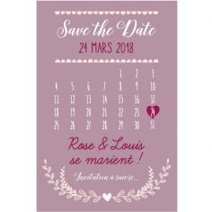 Magnet save the date "bellastoria"