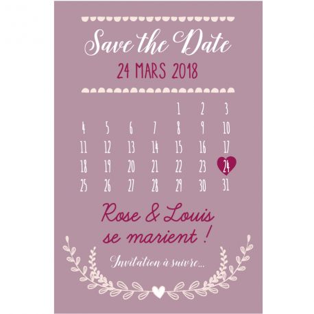 Magnet save the date "bellastoria"