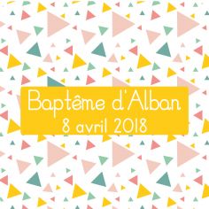 Autocollant baptême "littleday"