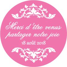 Autocollant personnalisé "à la cour"