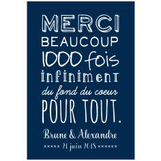 Autocollant "merci beaucoup"