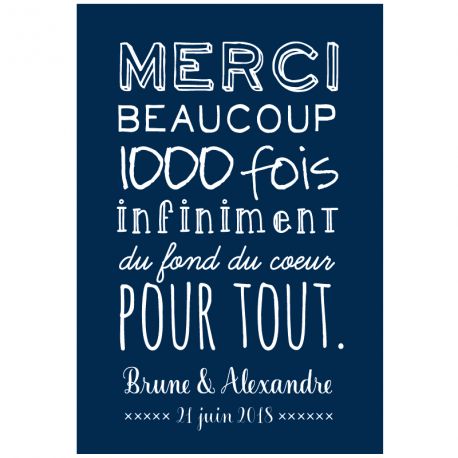 Autocollant "merci beaucoup"