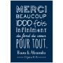 Autocollant "merci beaucoup"