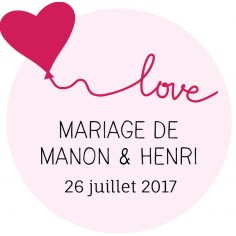 Autocollant personnalisé "jours heureux"
