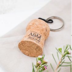 Le porte clé bouchon champagne personnalisé
