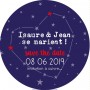 Magnet save the date "amour infini"