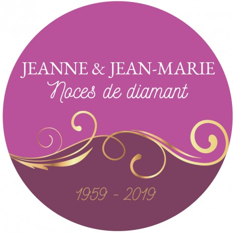 Sticker personnalisé "harmonie"