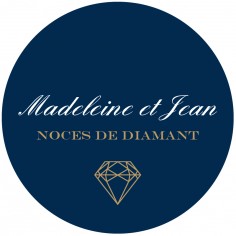 Sticker personnalisé noces de diamant 